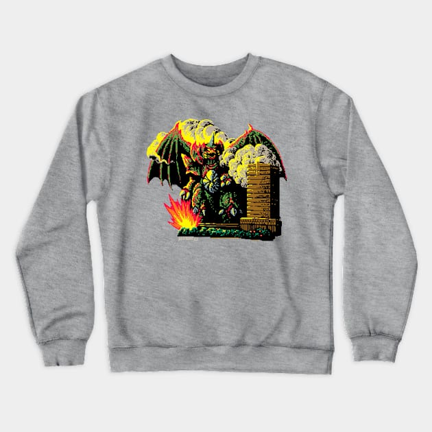 Destoroyah 1956 Poster Variant Crewneck Sweatshirt by SerhiyKrykun